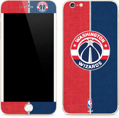 NBA Washington Wizards Canvas Split iPhone 6/6s Plus Skin