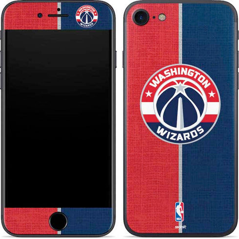 NBA Washington Wizards Canvas Split iPhone 7 Skin