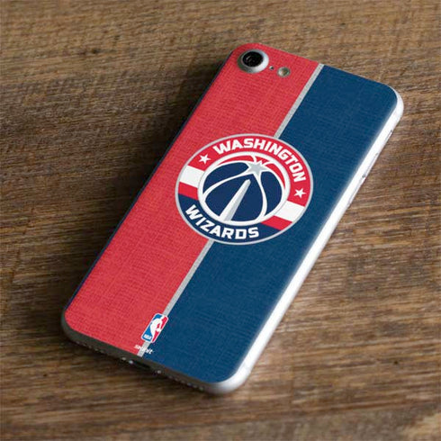 NBA Washington Wizards Canvas Split iPhone 8 Skin