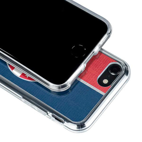 NBA Washington Wizards Canvas Split iPhone SE (2nd & 3rd Gen) Clear Case