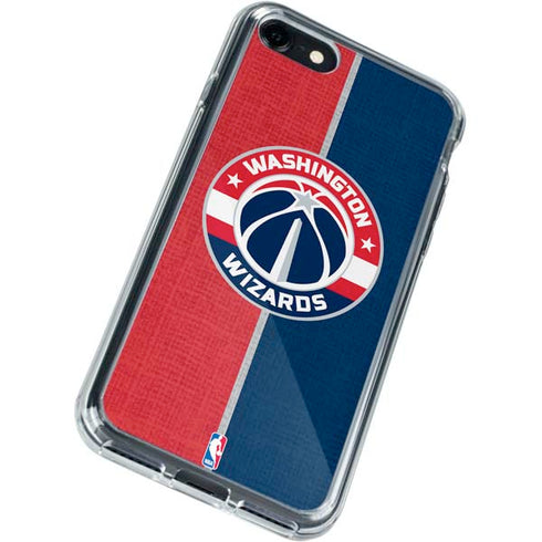 NBA Washington Wizards Canvas Split iPhone SE (2nd & 3rd Gen) Clear Case