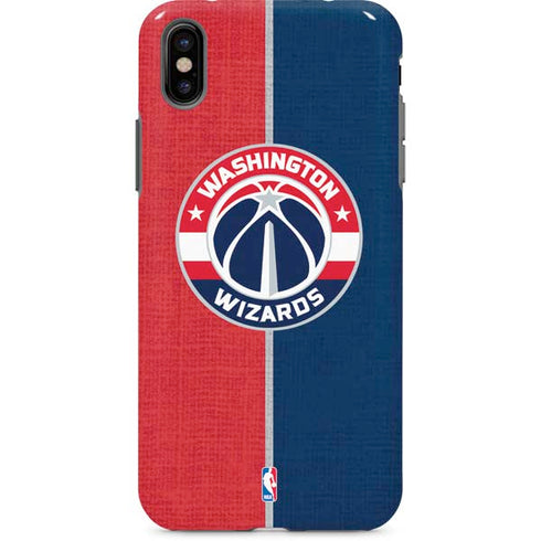 NBA Washington Wizards Canvas Split iPhone X Pro Case