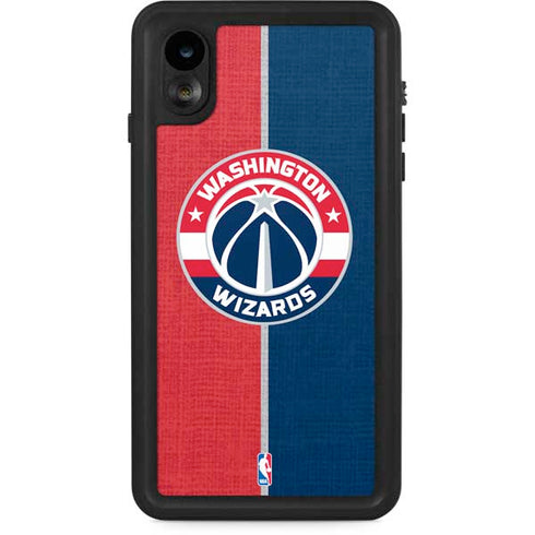 NBA Washington Wizards Canvas Split iPhone XR Waterproof Case