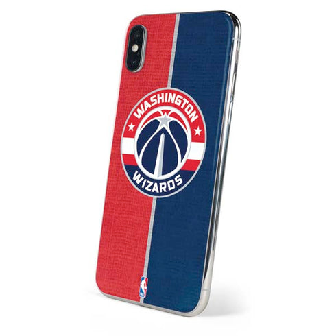 NBA Washington Wizards Canvas Split iPhone XS Skin