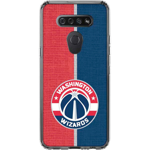 NBA Washington Wizards Canvas Split LG K51/Q51 Clear Case