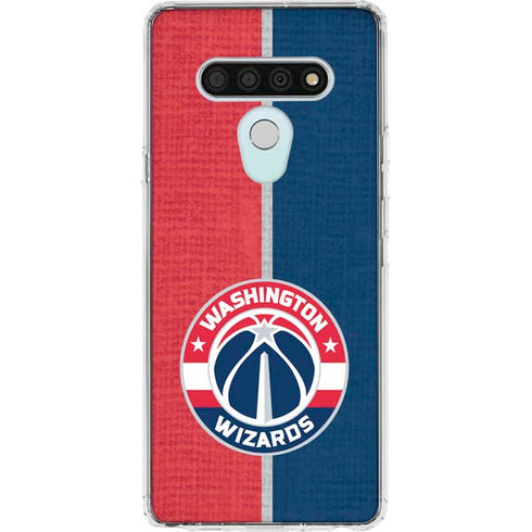 NBA Washington Wizards Canvas Split LG Stylo 6 Clear Case