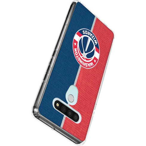 NBA Washington Wizards Canvas Split LG Stylo 6 Clear Case