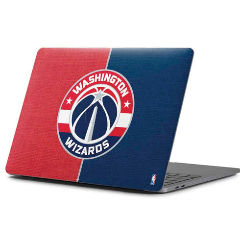 NBA Washington Wizards Canvas Split Apple MacBook Pro 13-inch Skin