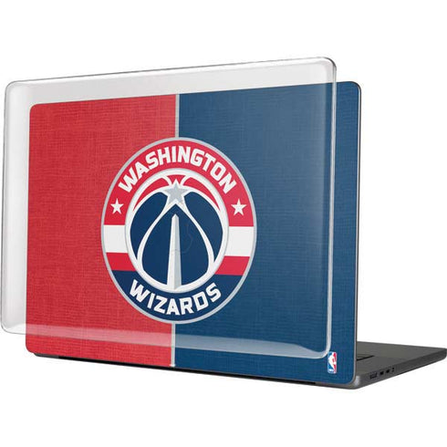 NBA Washington Wizards Canvas Split MacBook Pro 16in (2021-25) Case plus Skin