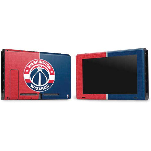 NBA Washington Wizards Canvas Split Nintendo Switch Bundle Skin