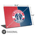NBA Washington Wizards Canvas Split Universal Laptop 13in (10.6 x 7.6in) Skin