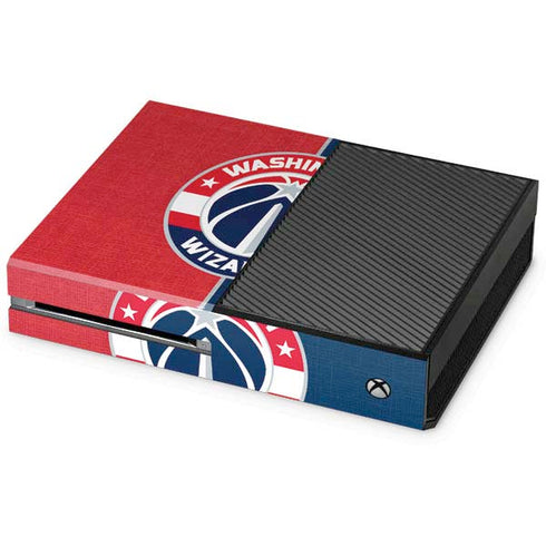 NBA Washington Wizards Canvas Split Xbox One Console Skin