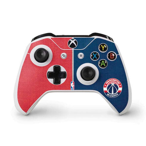 NBA Washington Wizards Canvas Split Xbox One S Controller Skin