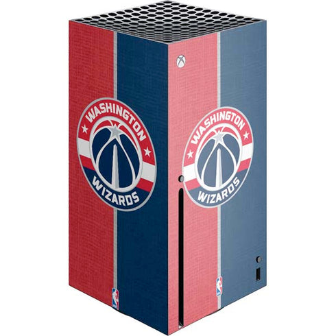 NBA Washington Wizards Canvas Split Xbox Series X Console Skin