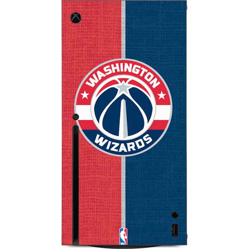 NBA Washington Wizards Canvas Split Xbox Series X Console Skin