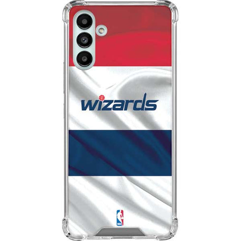 NBA Washington Wizards Home Jersey Galaxy A13 5G Clear Case