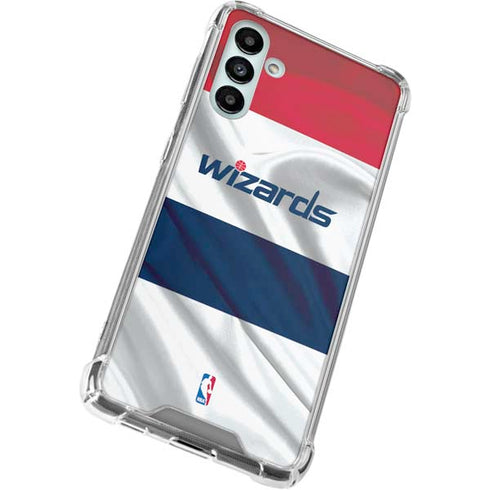 NBA Washington Wizards Home Jersey Galaxy A13 5G Clear Case