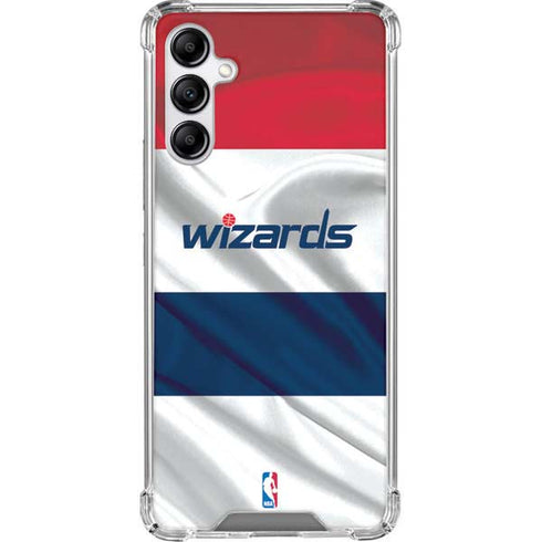 NBA Washington Wizards Home Jersey Galaxy A14 5G Clear Case
