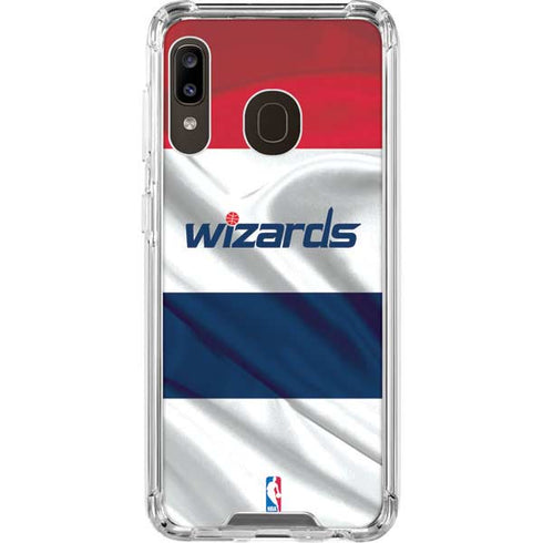 NBA Washington Wizards Home Jersey Galaxy A30 Clear Case