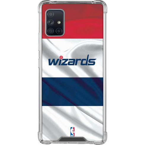 NBA Washington Wizards Home Jersey Galaxy A51 5G Clear Case