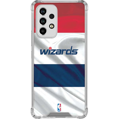 NBA Washington Wizards Home Jersey Galaxy A53 5G Clear Case