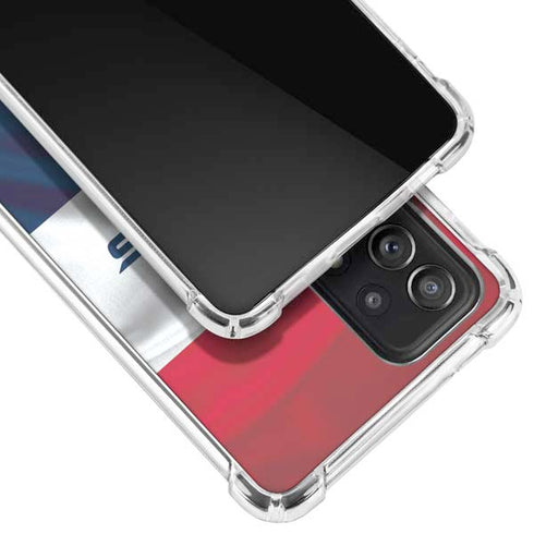 NBA Washington Wizards Home Jersey Galaxy A72 5G Clear Case