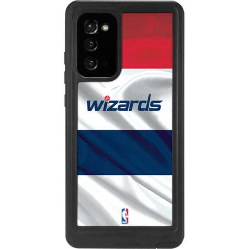 NBA Washington Wizards Home Jersey Galaxy Note20 5G Waterproof Case