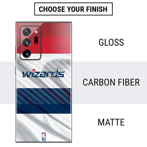 NBA Washington Wizards Home Jersey Galaxy Note20 Ultra 5G Skin