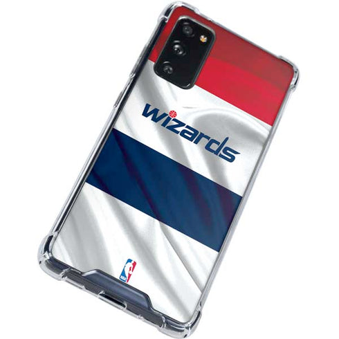 NBA Washington Wizards Home Jersey Galaxy S20 FE Clear Case