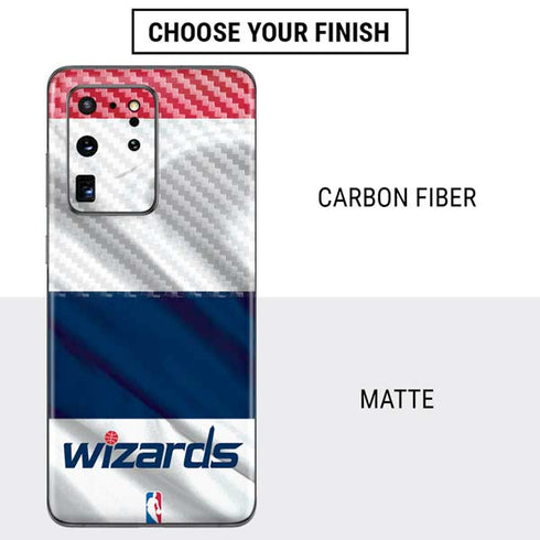 NBA Washington Wizards Home Jersey Galaxy S20 Ultra 5G Skin