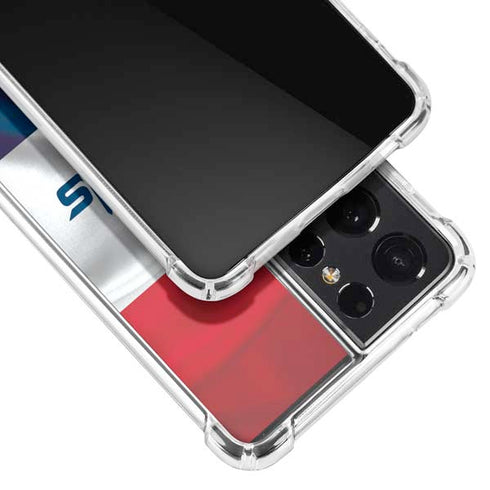 NBA Washington Wizards Home Jersey Galaxy S21 Ultra 5G Clear Case