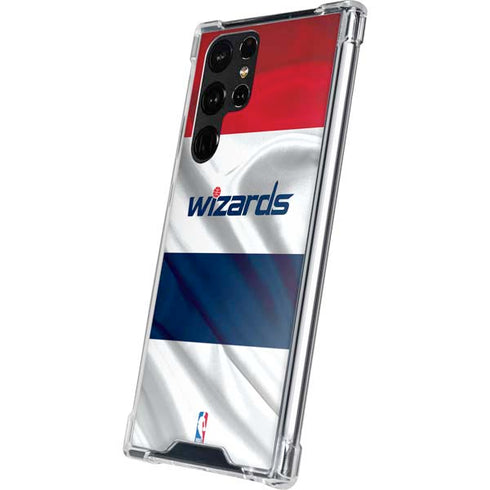 NBA Washington Wizards Home Jersey Galaxy S22 Ultra Clear Case
