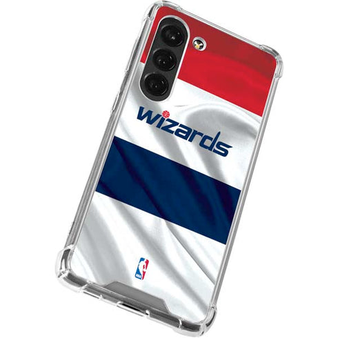 NBA Washington Wizards Home Jersey Galaxy S23 Clear Case