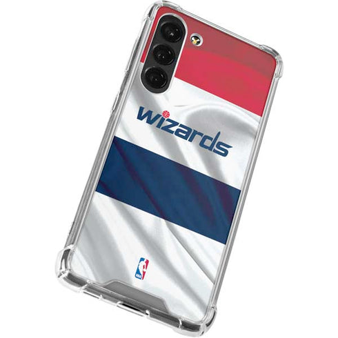 NBA Washington Wizards Home Jersey Galaxy S23 Plus Clear Case