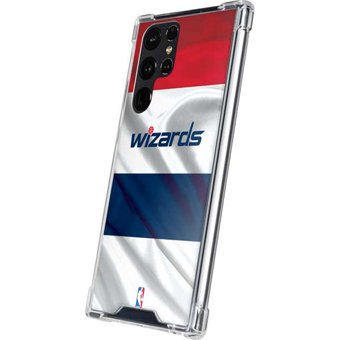 NBA Washington Wizards Home Jersey Galaxy S24 Ultra Clear Case