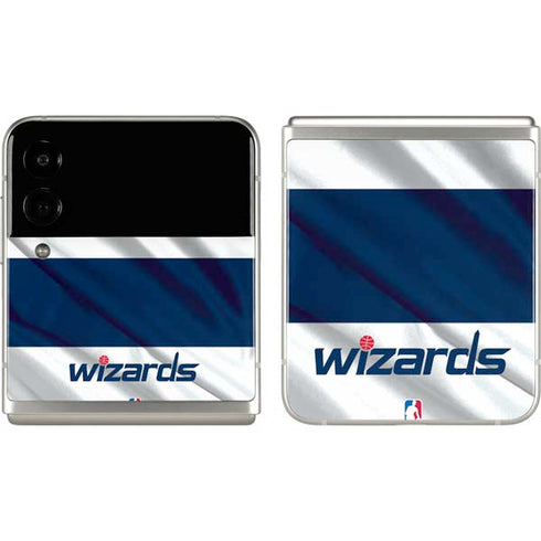 NBA Washington Wizards Home Jersey Galaxy Z Flip3 5G Skin