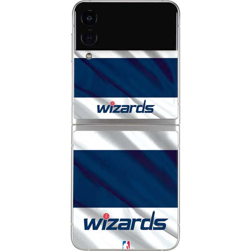 NBA Washington Wizards Home Jersey Galaxy Z Flip3 5G Skin
