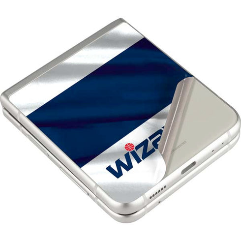 NBA Washington Wizards Home Jersey Galaxy Z Flip3 5G Skin