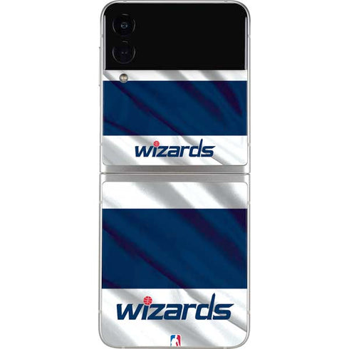 NBA Washington Wizards Home Jersey Galaxy Z Flip4 5G Skin