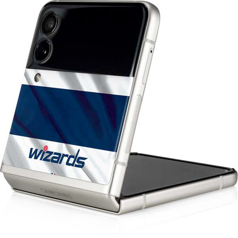 NBA Washington Wizards Home Jersey Galaxy Z Flip4 5G Skin