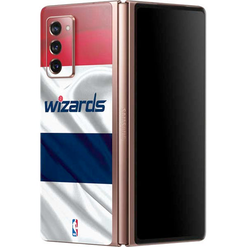 NBA Washington Wizards Home Jersey Galaxy Z Fold2 5G Skin