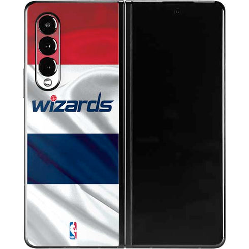 NBA Washington Wizards Home Jersey Galaxy Z Fold3 5G Skin