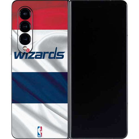 NBA Washington Wizards Home Jersey Galaxy Z Fold4 5G Skin