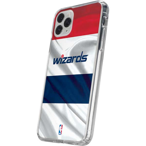 NBA Washington Wizards Home Jersey iPhone 11 Pro Clear Case