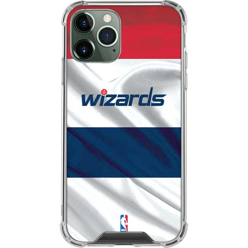 NBA Washington Wizards Home Jersey iPhone 11 Pro Max Clear Case
