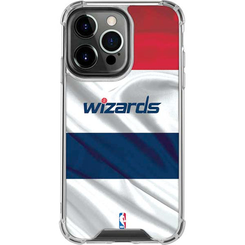 NBA Washington Wizards Home Jersey iPhone 13 Pro Clear Case