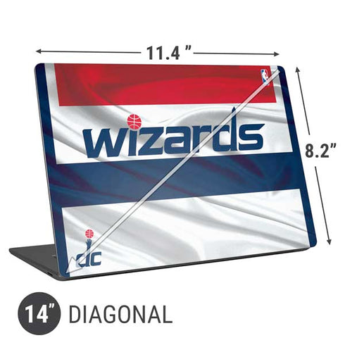 NBA Washington Wizards Home Jersey Universal Laptop 14in (11.4 x 8.2in) Skin