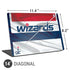 NBA Washington Wizards Home Jersey Universal Laptop 14in (11.4 x 8.2in) Skin