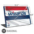NBA Washington Wizards Home Jersey Universal Laptop 15in (12.2 x 8.8in) Skin