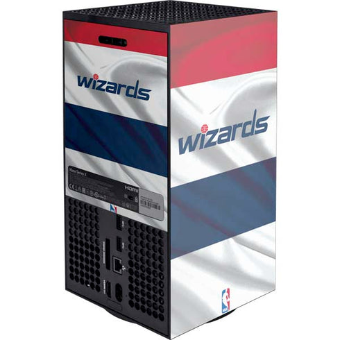 NBA Washington Wizards Home Jersey Xbox Series X Console Skin